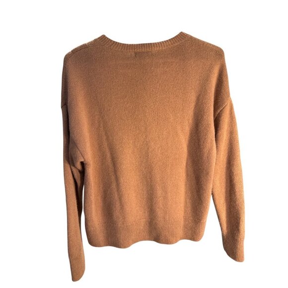 Summersault Cashmere Wool Blend Asymetrical Button Warm Sweater Size Small EUC - Picture 5 of 7